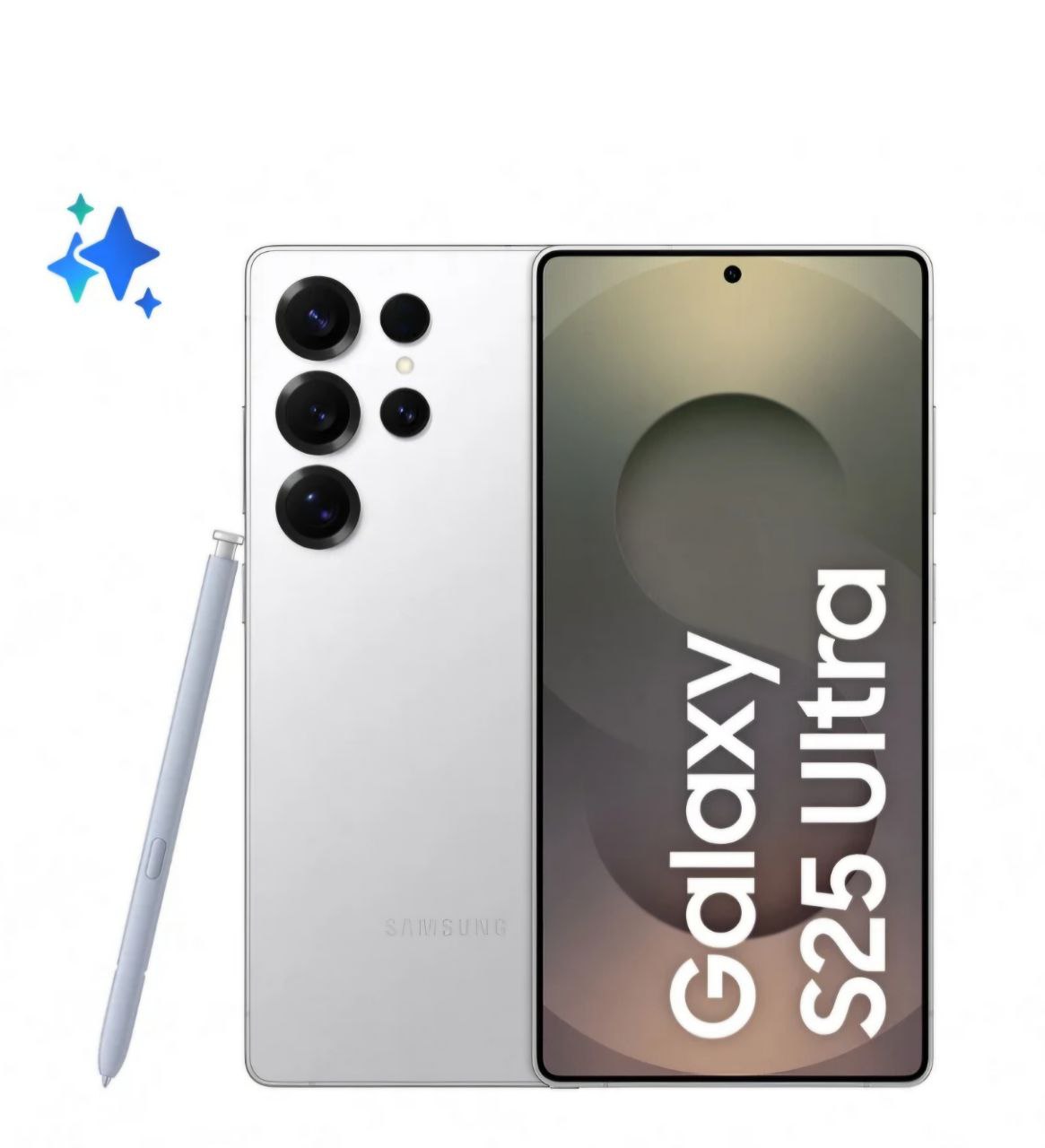 سامسونج جلاكسي إس 25 الترا 256. جيجا. تيتانيوم ابيض، فضي